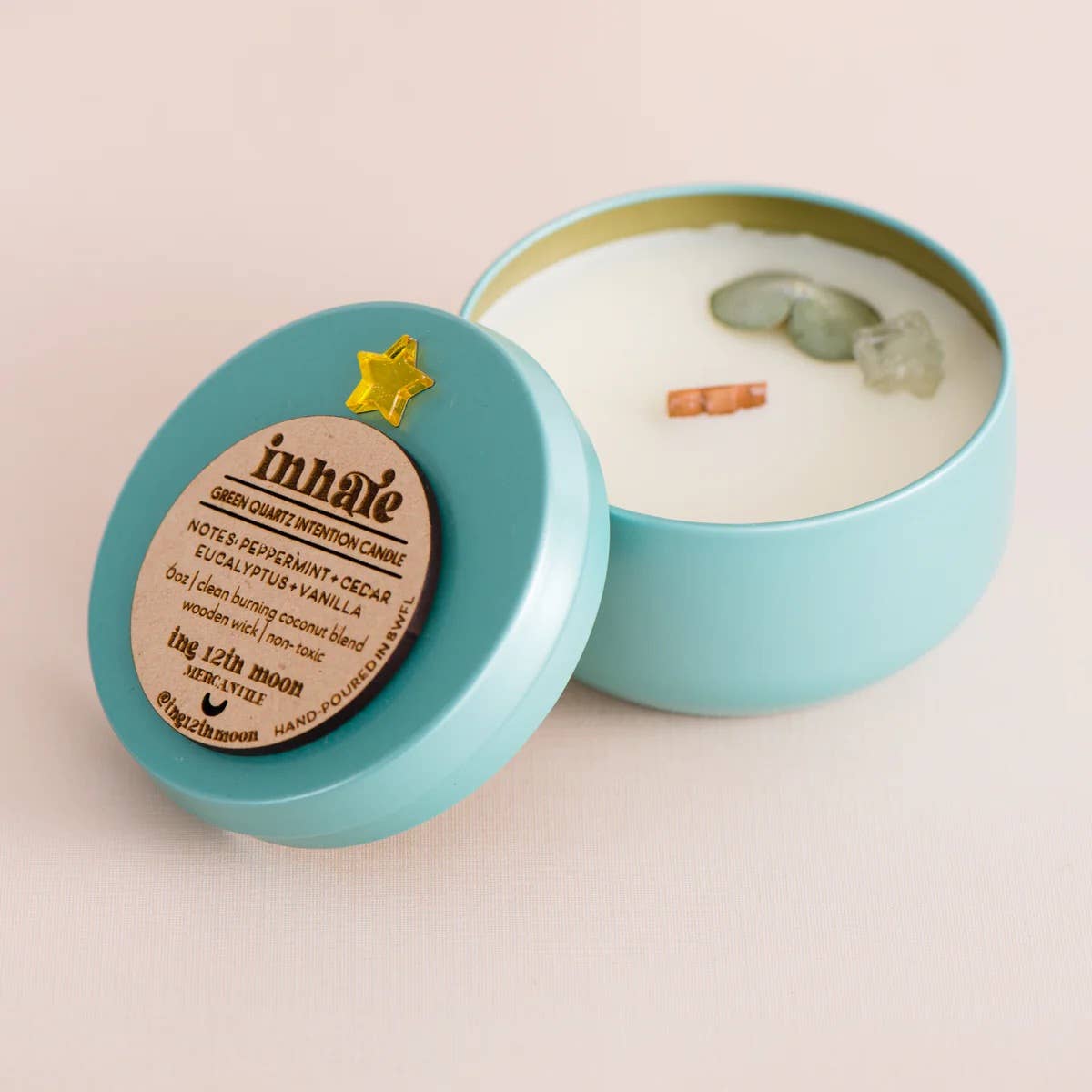 The 12th Moon Inhale Coconut Wax Candle