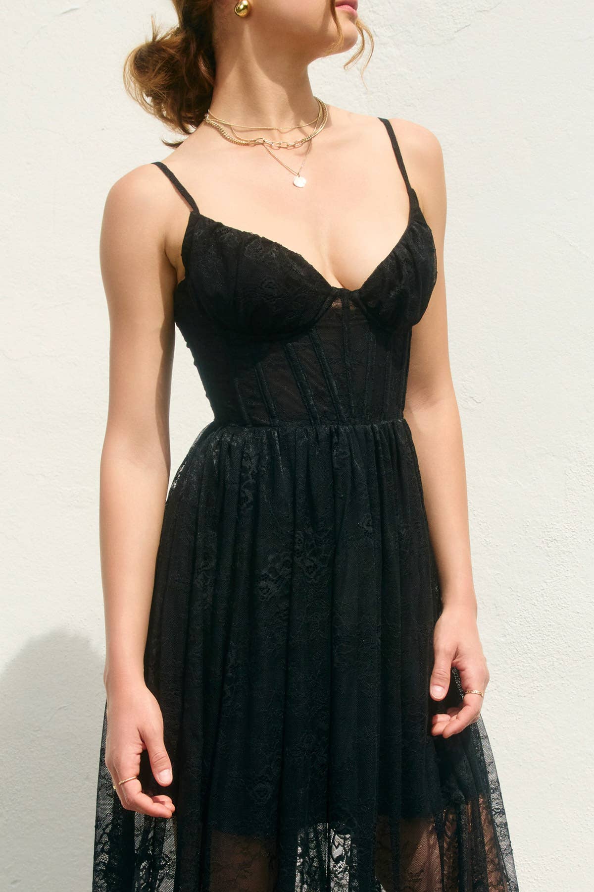 Dress Forum Corset Black Maxi Dress
