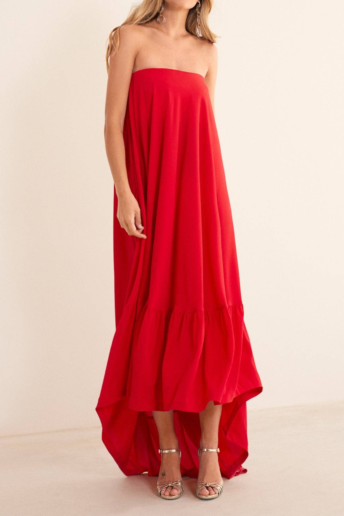 Bruna Sebastien Red Dress