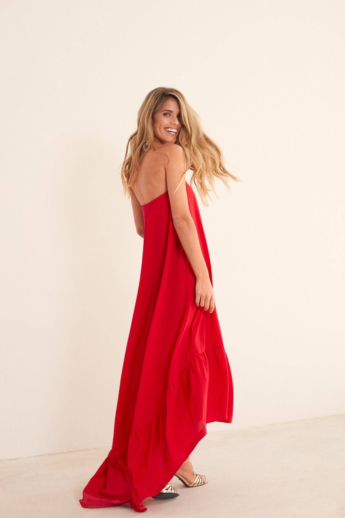 Bruna Sebastien Red Dress