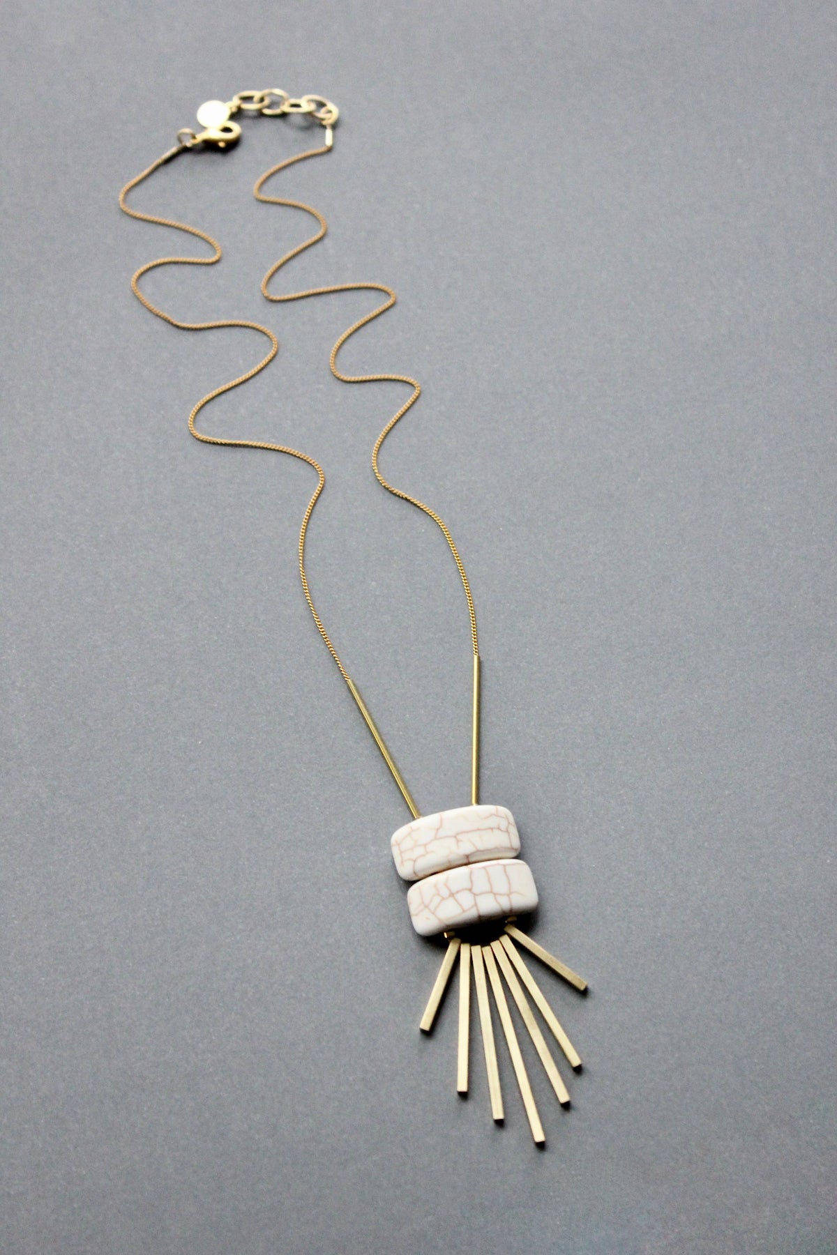 David Aubrey Geometric Pendant Necklace