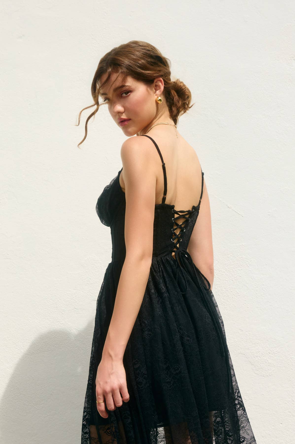 Dress Forum Corset Black Maxi Dress