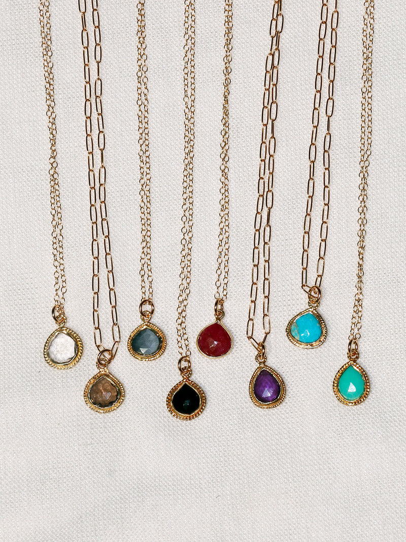 Susan Rifkin Ornate Crystal Charm Necklace | Multiple Colors + Shapes!