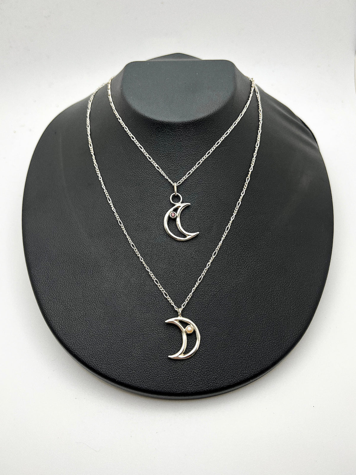 Hellhound Jewelry Luna Gem Necklace - Silver