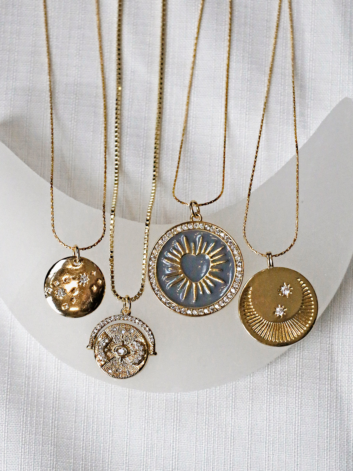 Nuance Moonlight Medallion Pendant Necklaces | More Styles