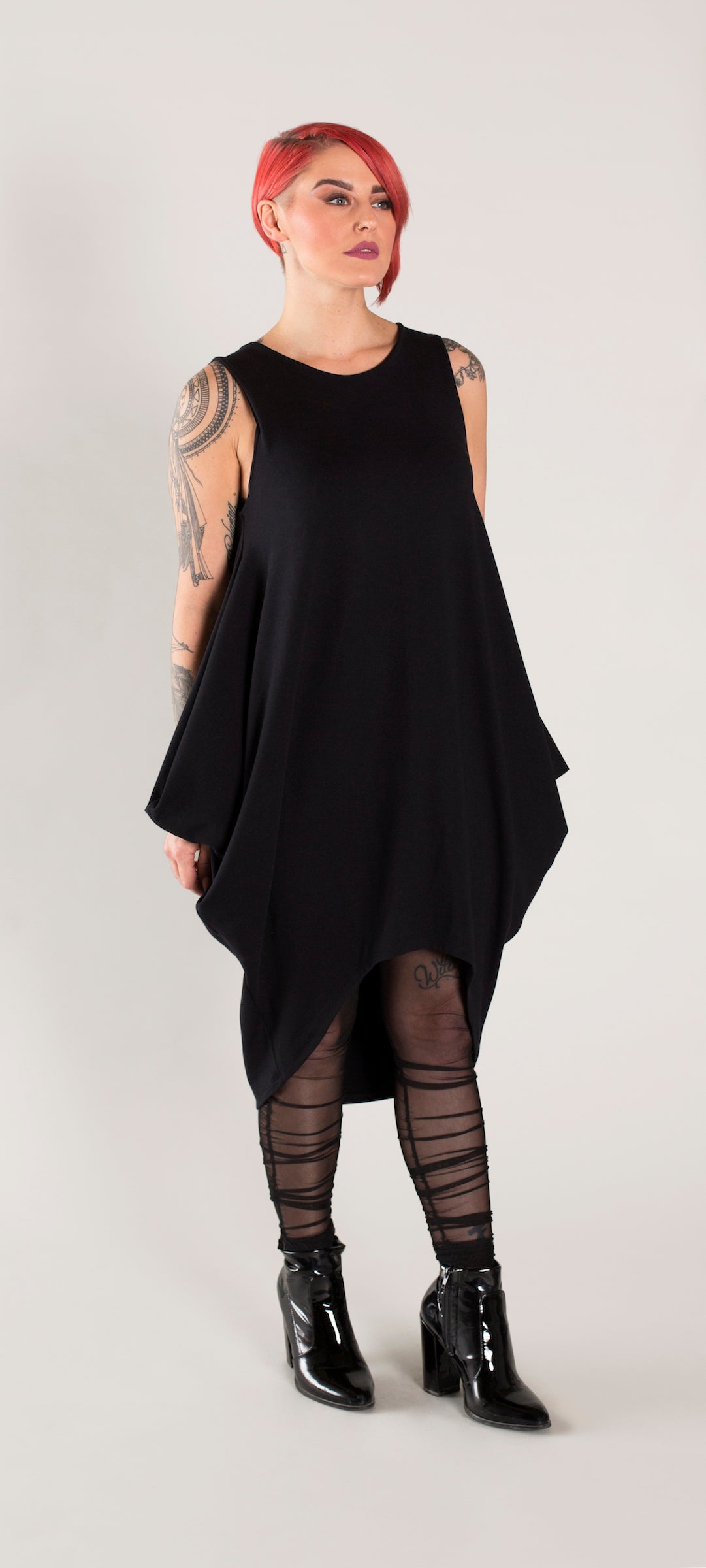 Bianca Rachele Side Cowl Dress