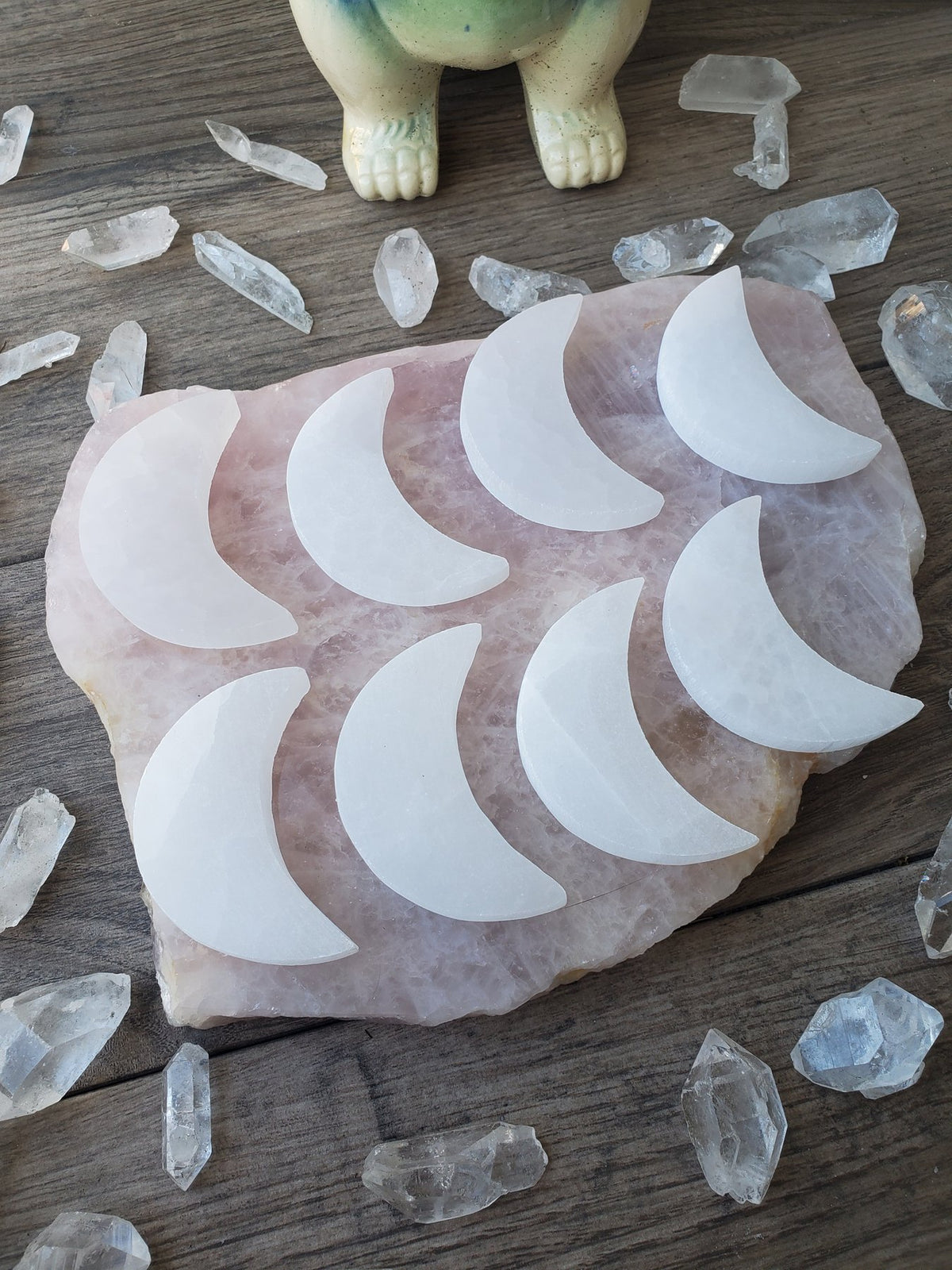 Witch's Way Craft Selenite Moon - Multiple Sizes!