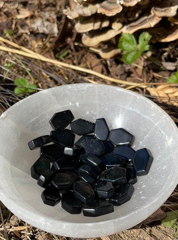 Witch's Way Craft Obsidian Mini Coffin