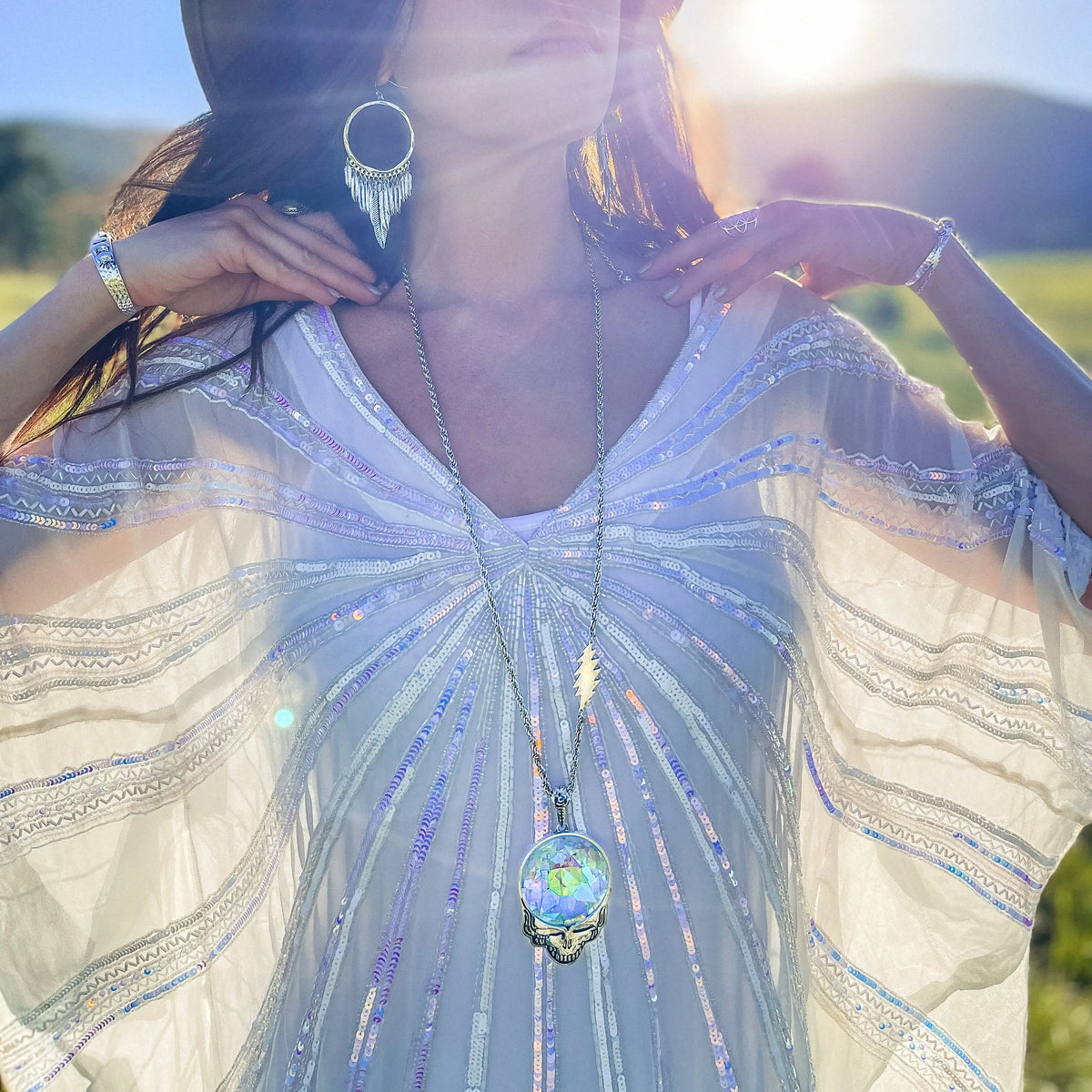Hiouchi Steal Your Prism Necklace | Silver