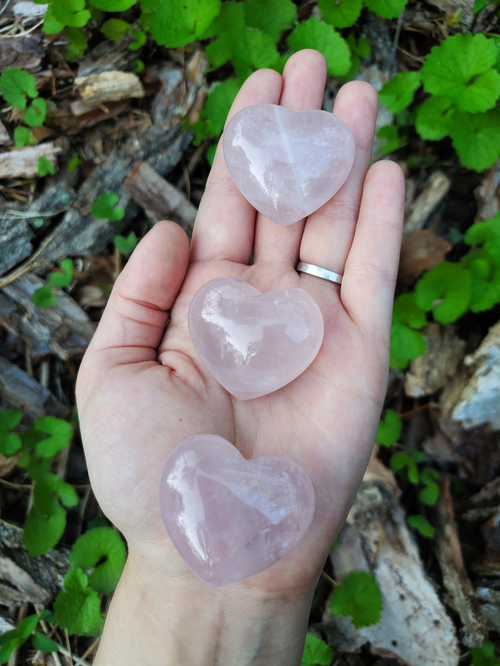 Witch's Way Craft Rose Quartz Heart