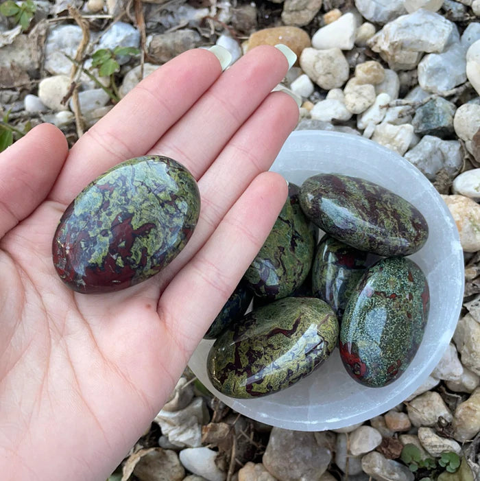 Witch's Way Dragon's Blood Jasper Palm Stone