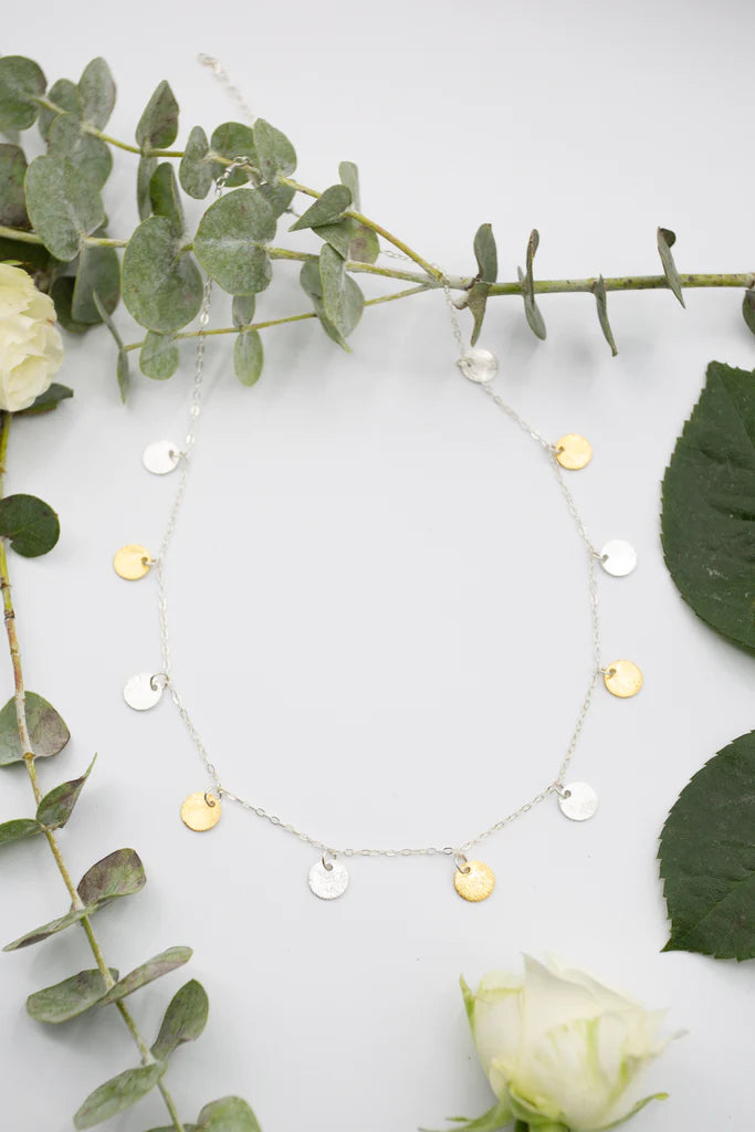 Susan Rifkin Mixed Multi Coin Necklace
