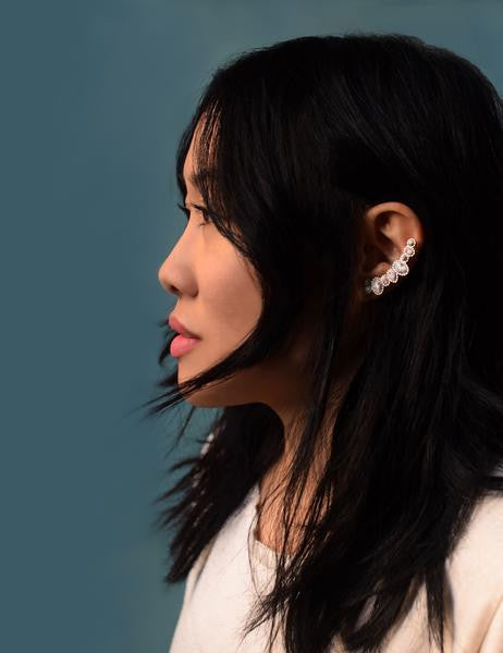 Nuance Lena Howlite Ear Climber