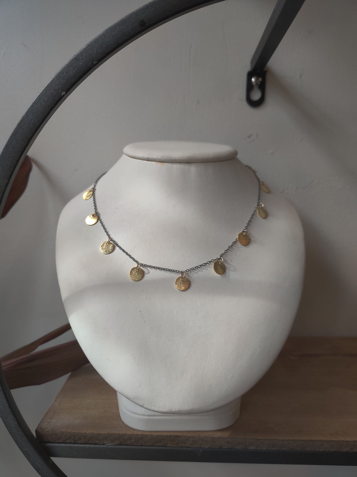 Susan Rifkin Gold Multi Coin Necklace