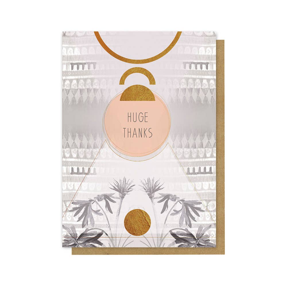 Greeting Card "Huge Thanks" Thank You