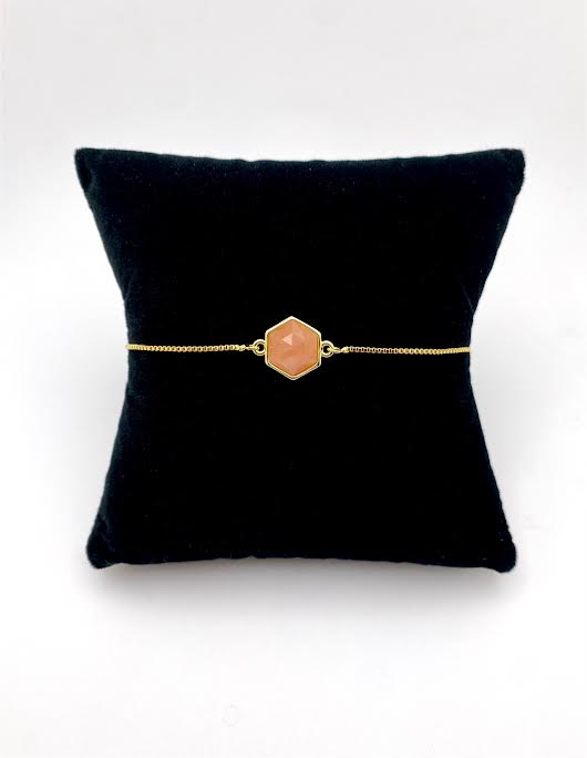 Nuance Hexagon Bracelet