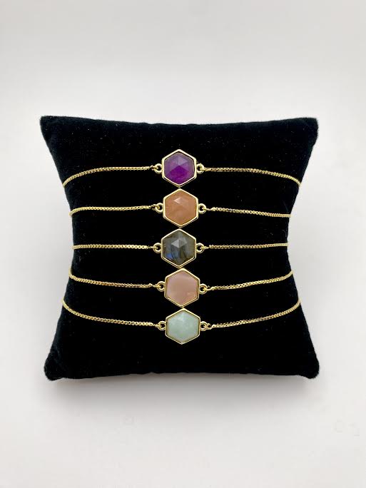 Nuance Hexagon Bracelet