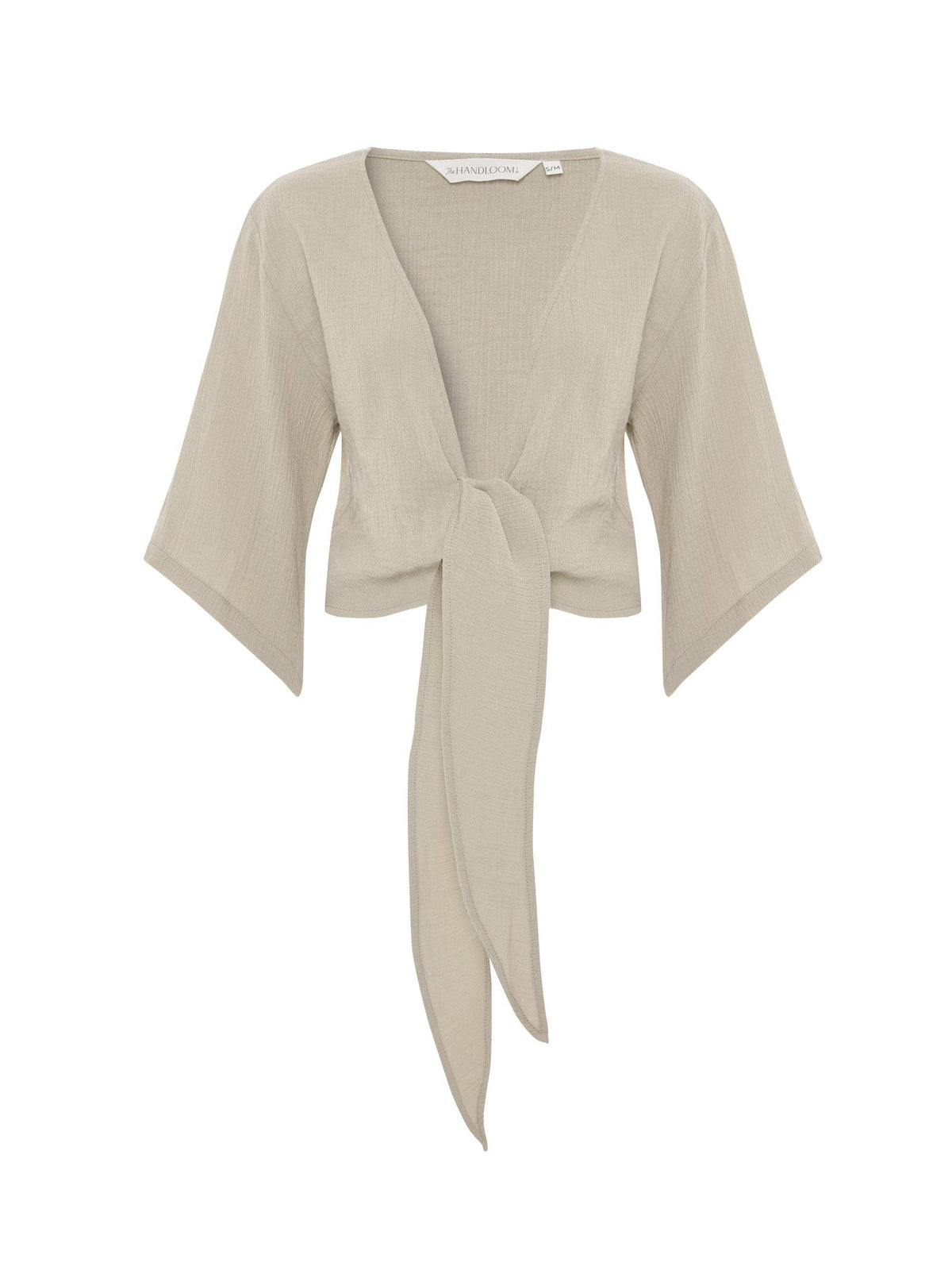 The Handloom Aura Wrap Top