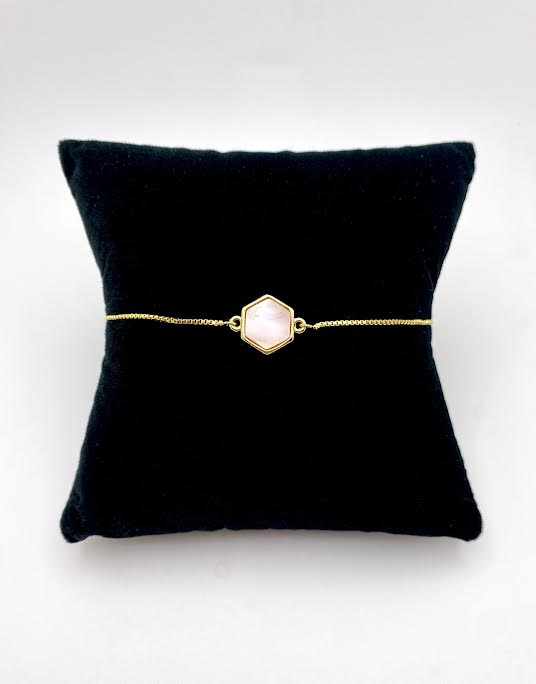 Nuance Hexagon Bracelet