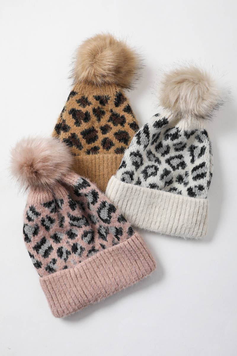 Leto Leopard Beanie