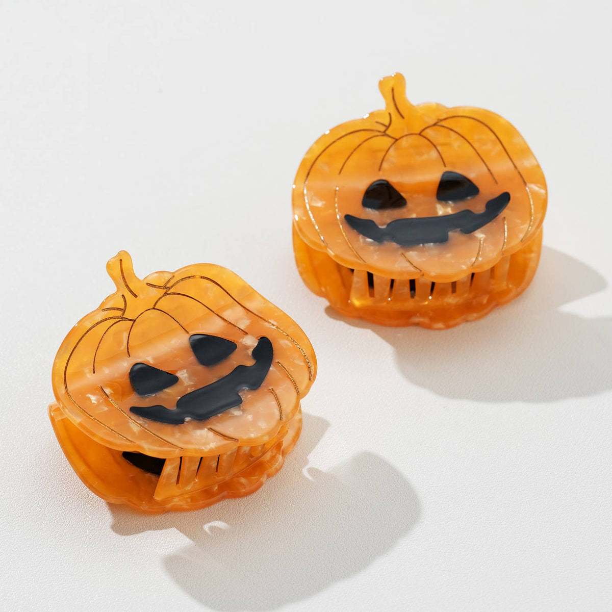 Jack O Lantern Claw Clip