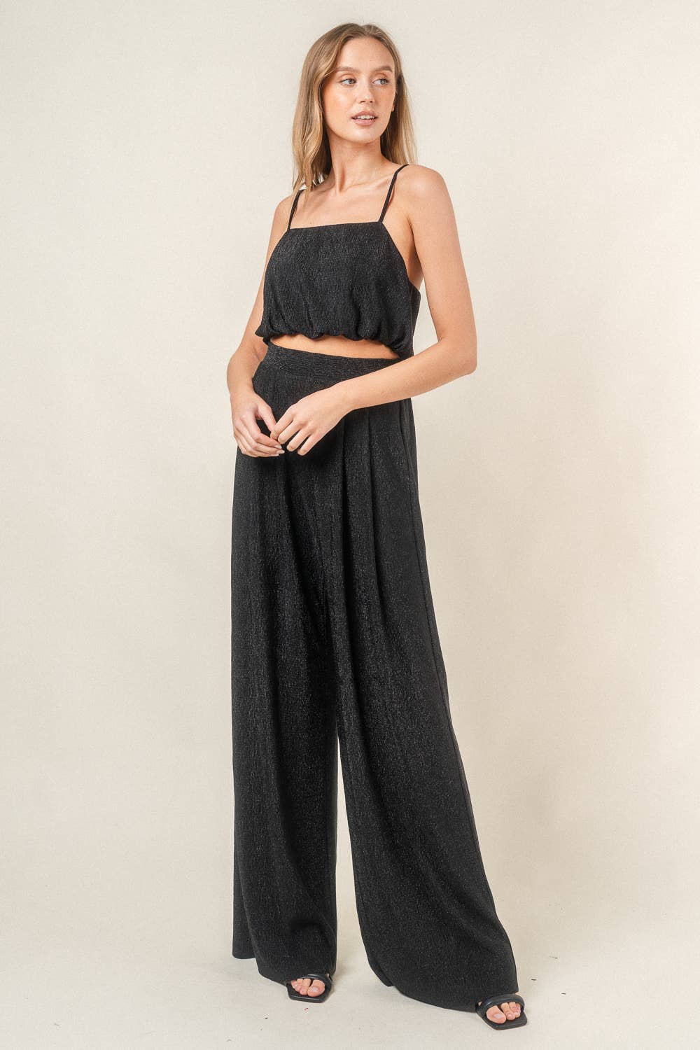 Fore Collection Sparkle Palazzo Pants