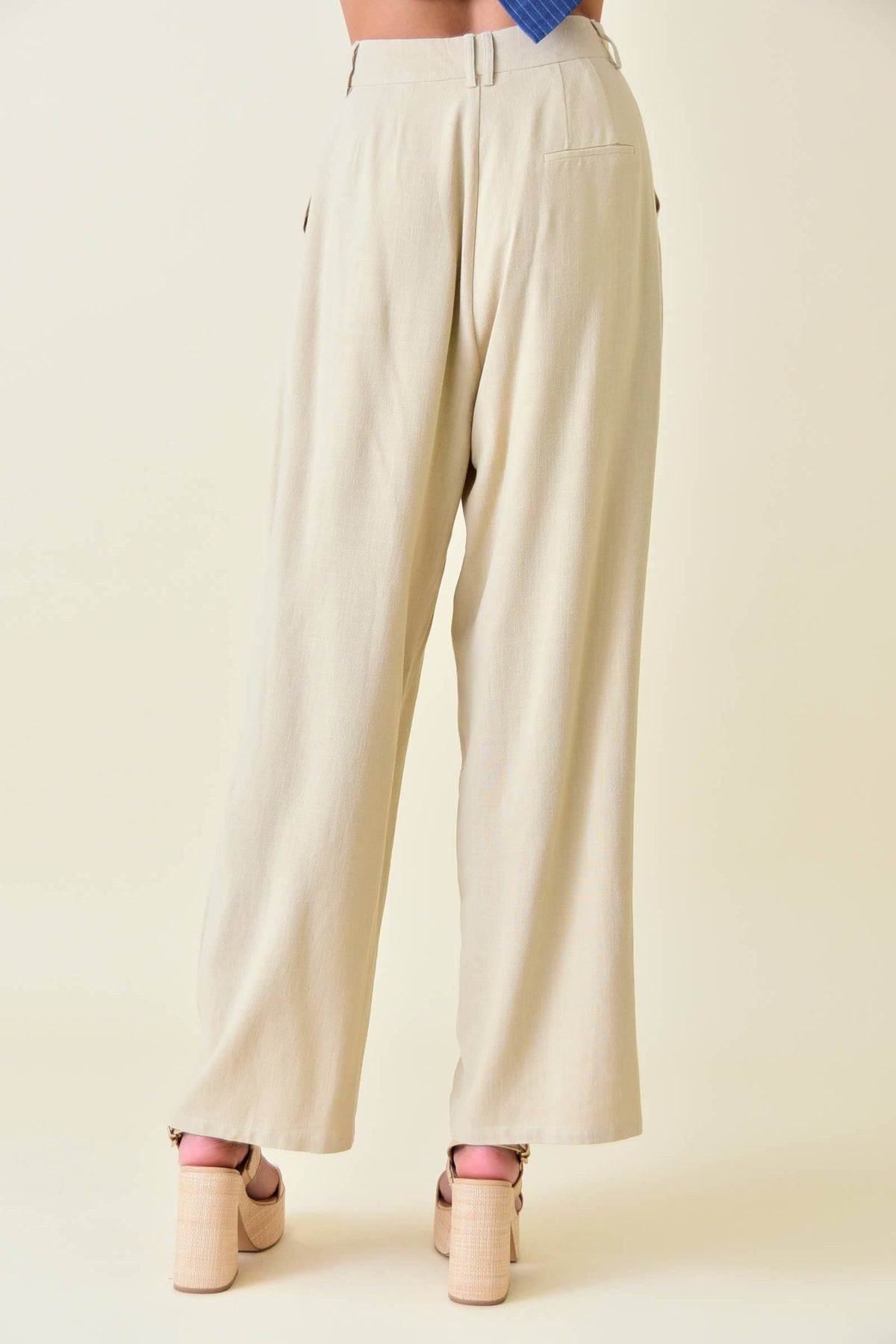 Fore Collection Linen Basic Trousers