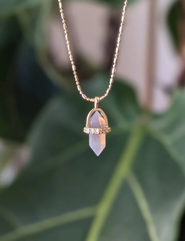 Nuance Mini Crystal Point Necklaces