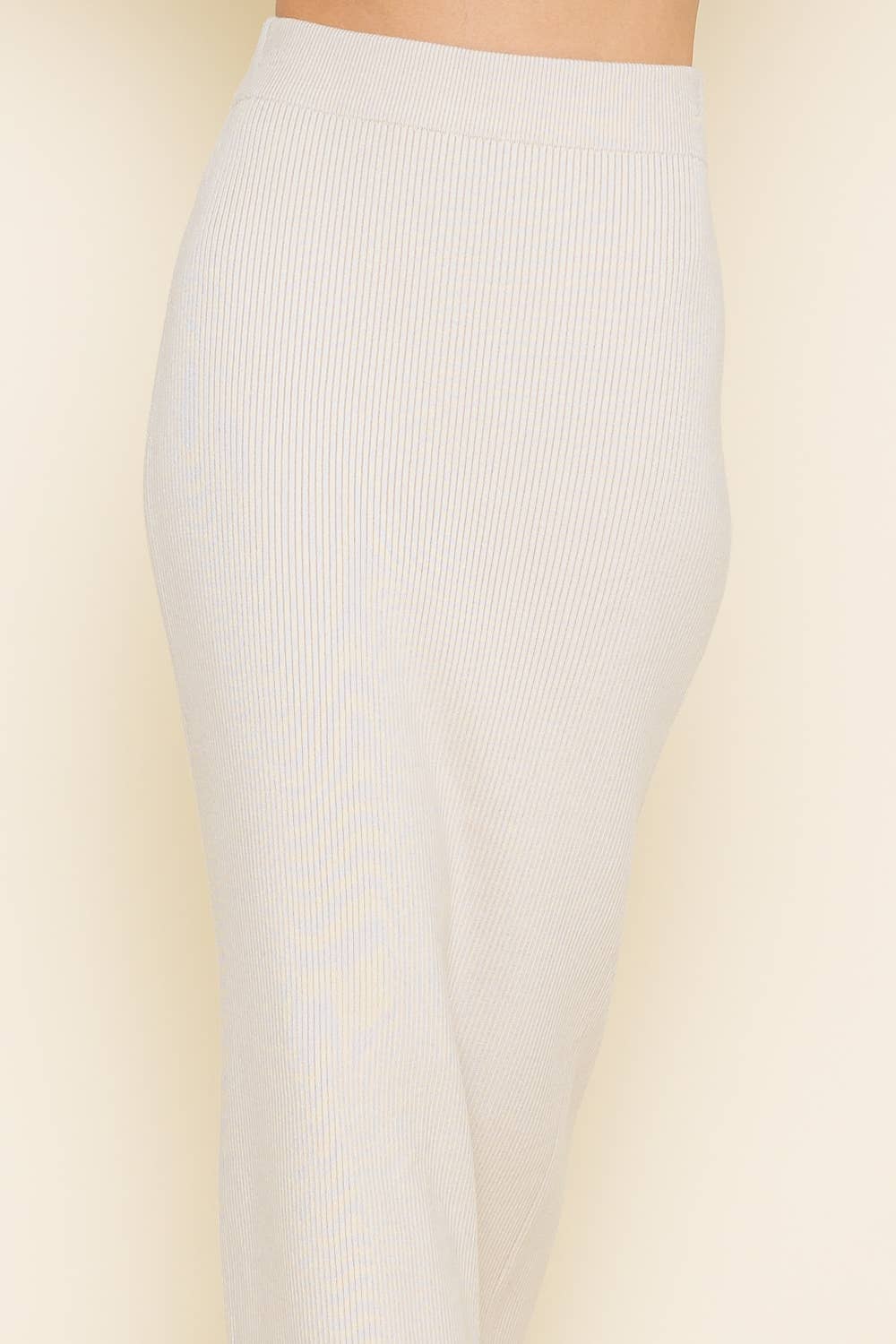 Fore Collection Rib Knit Midi Skirt