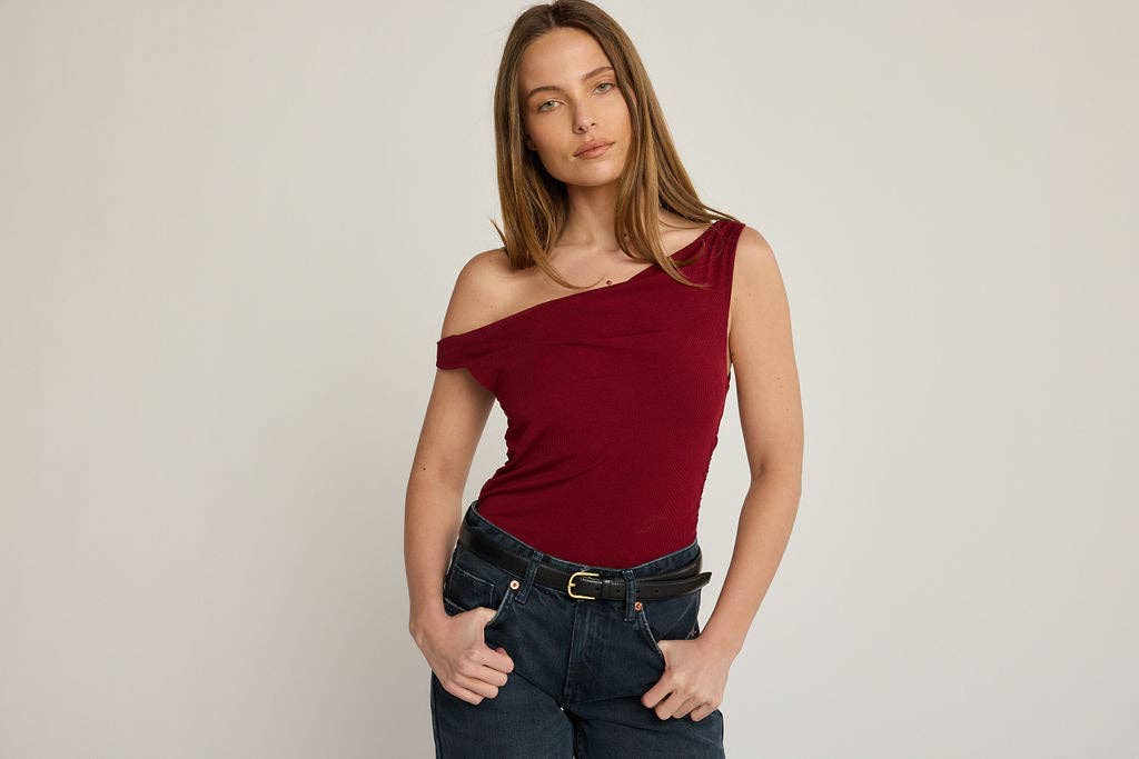 Sunday Ritual Angelica Top - Wine