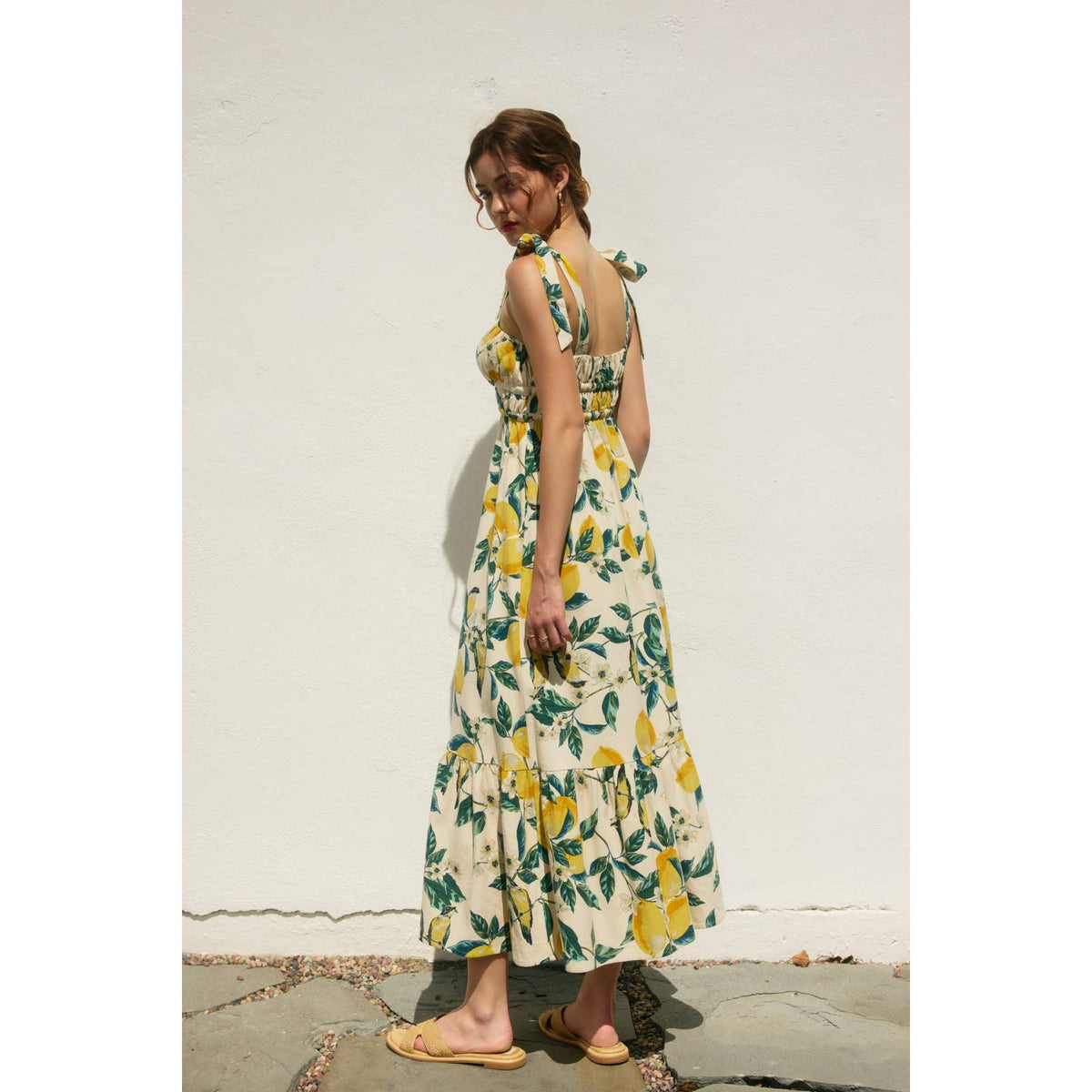 Dress Forum Vintage Lemonade Tie Maxi Dress
