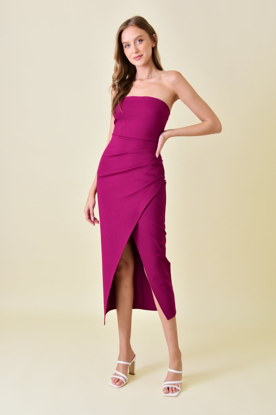 Fore-Fuchsia Cocktail Dress