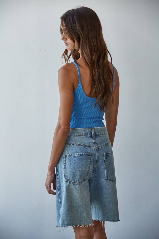 By Together Knit Ribbed Seamless Top