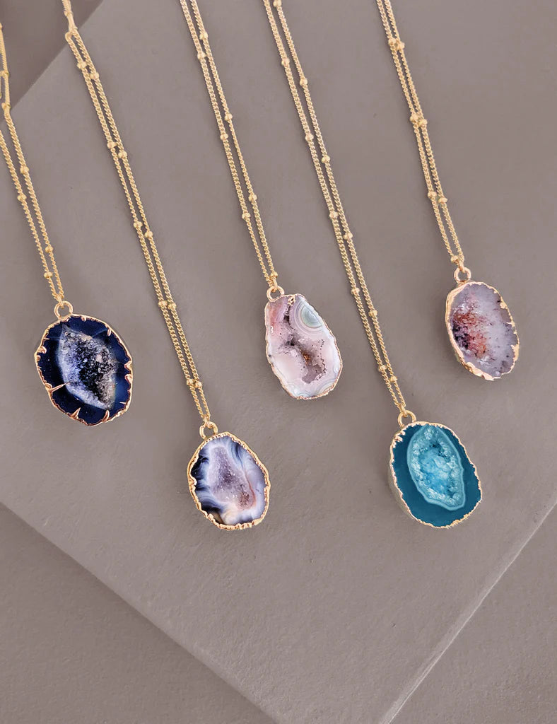 Nuance Geode Cave Necklace | MORE COLOR OPTIONS |