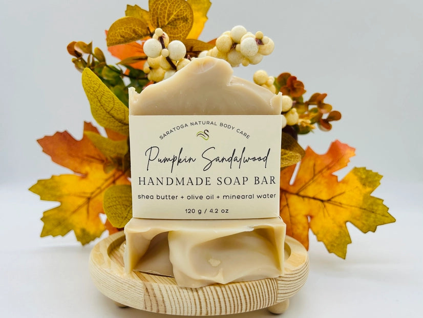 Fall Special | Natural Pumpkin Sandalwood Bar Soap