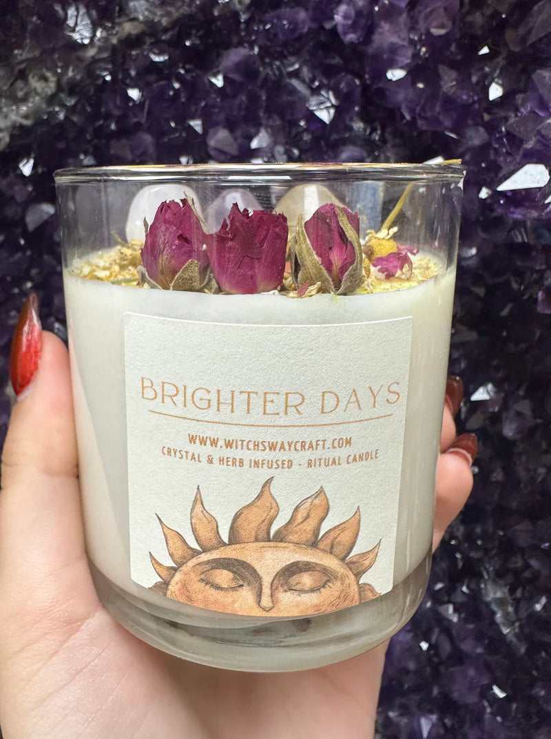 Witch's Way Brighter Days Spell Candle