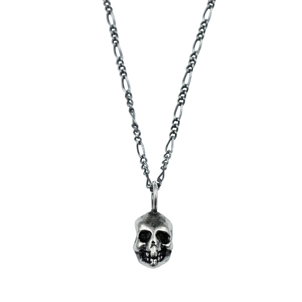 Hellhound Jewelry Silver Skull Necklace