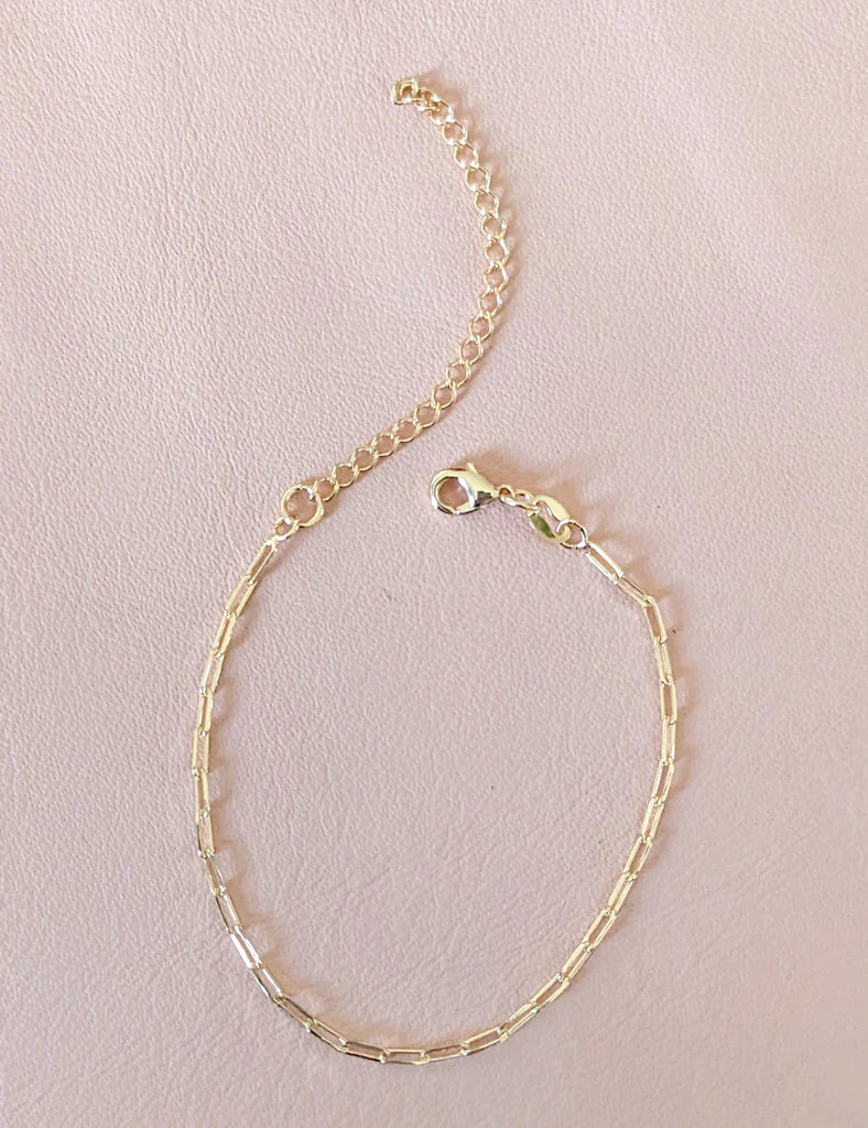 Nuance Paperclip Chain Bracelet
