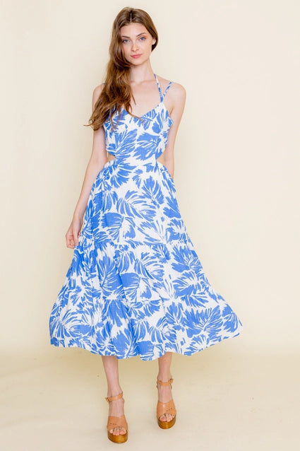 Fore Floral Printed Sun Dress