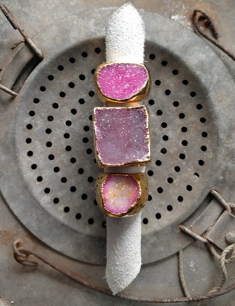 Nuance Gold Druzy Ring | More Color Options