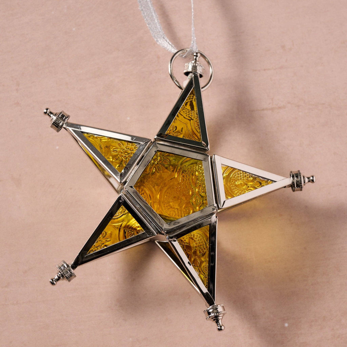 10 TV Starlight Candleholder Ornament - Yellow