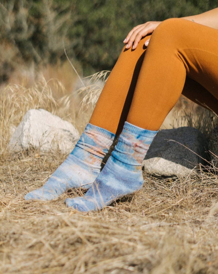 Mira Blackman Hand Dyed Organic Cotton Socks