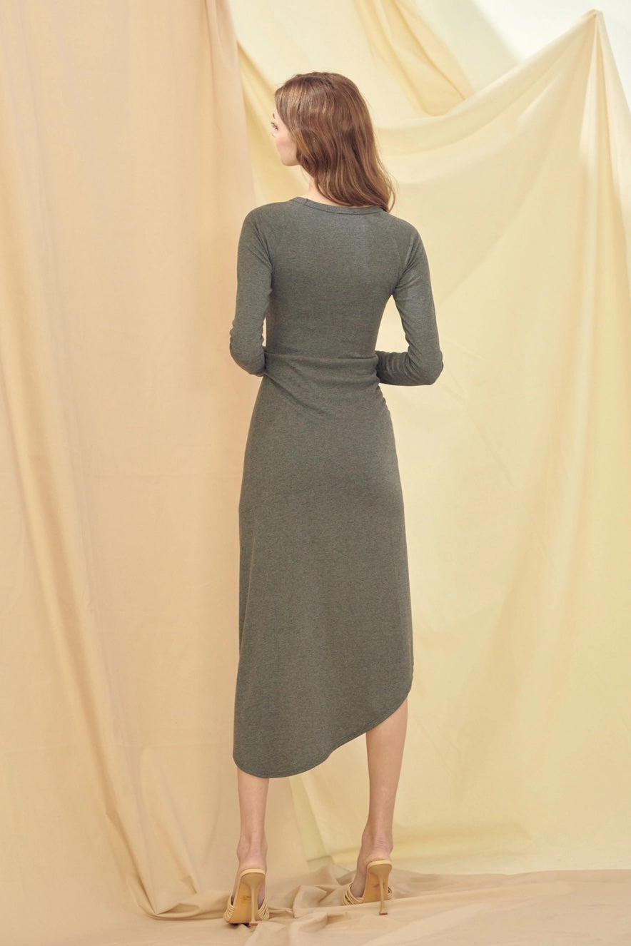 Fore Charcoal Knot Dress