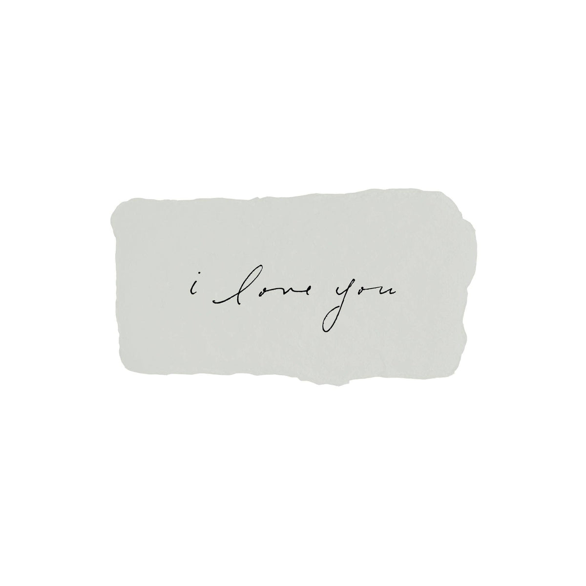 Farmette I love you tiny note