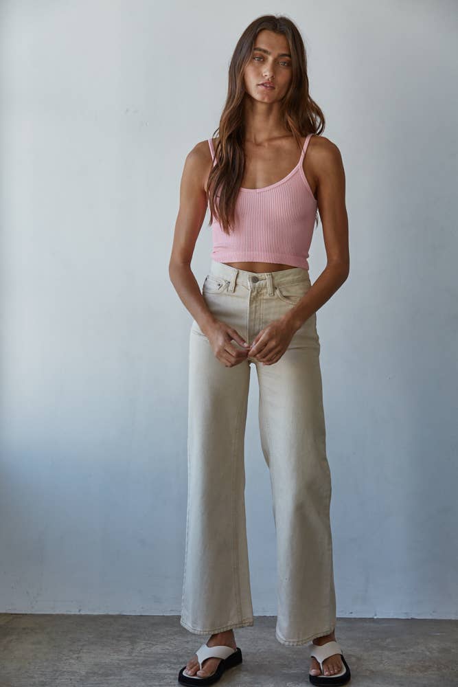 By Together Knit Ribbed Seamless Top