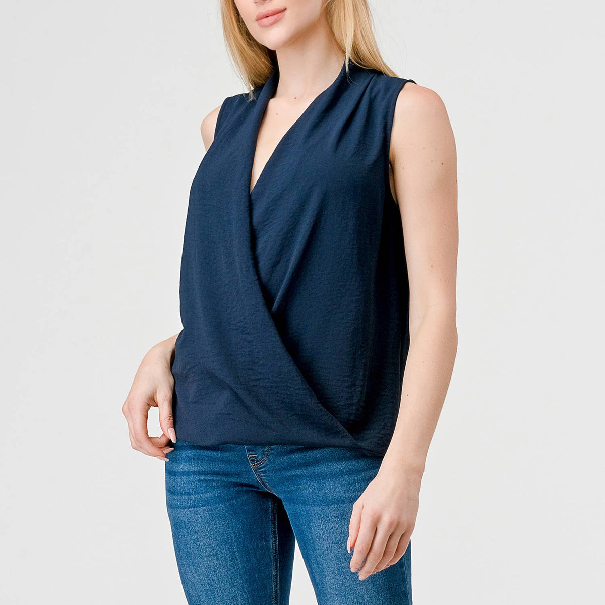 Heimious Surplice Woven Top