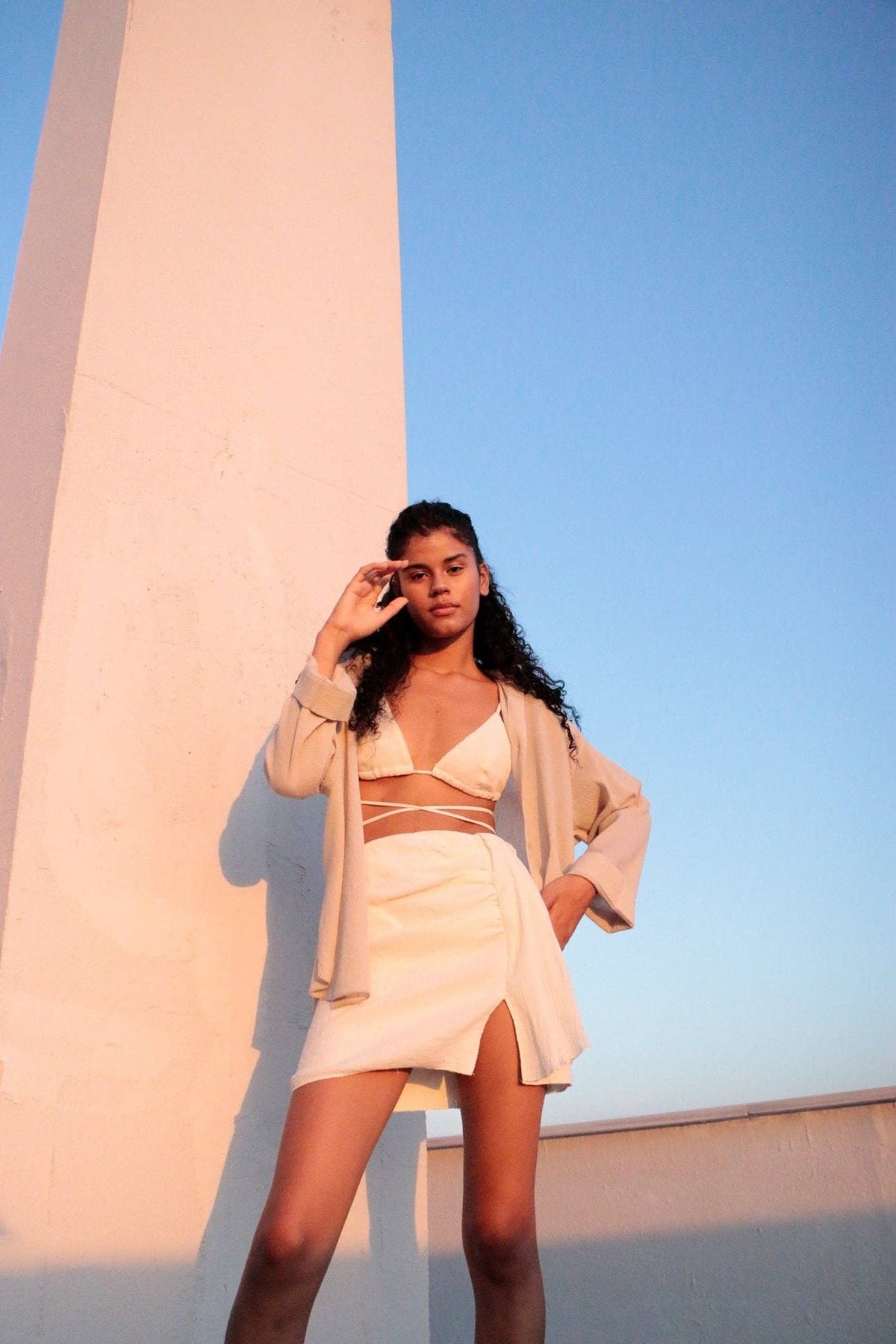 The Handloom Bella Mini Skirt