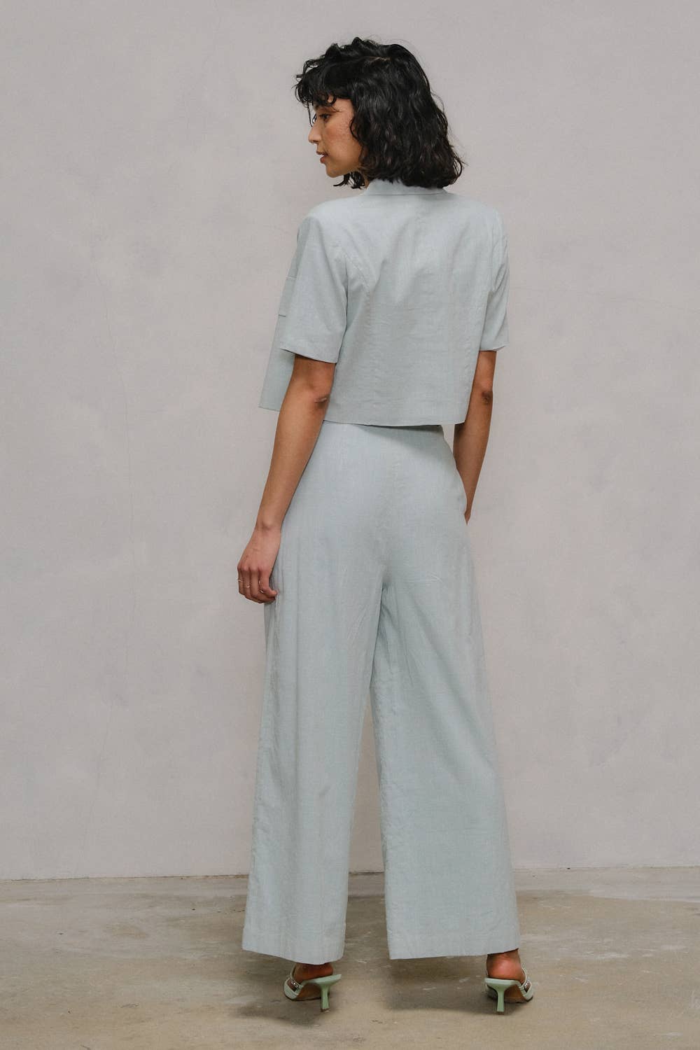 Endless Blu Wide Leg Sage Pants