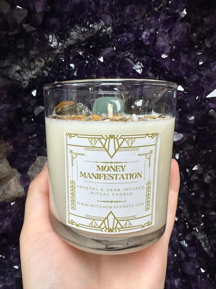 Witch's Way Money Manifestation Spell Candle