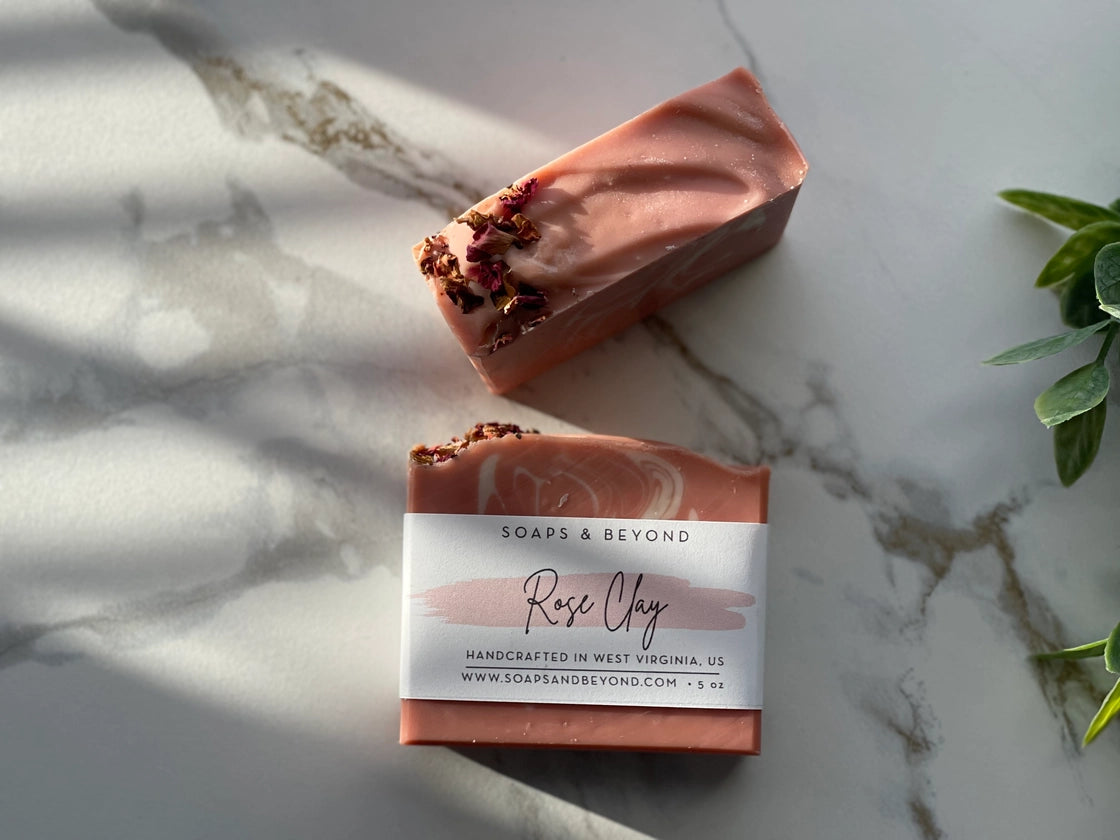 Soaps & Beyond Rose Clay Bar Soap